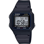CASIO TIMELESS COLLECTION Mod. SPORT ILLUMINATOR WR 50M, ALARM, CHRONOGRAPH - BLACK WATCHES