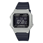 CASIO TIMELESS COLLECTION Mod. SPORT ILLUMINATOR WR 50M. ALARM. CHRONOGRAPH - SILVER - METAL SERIE WATCHES