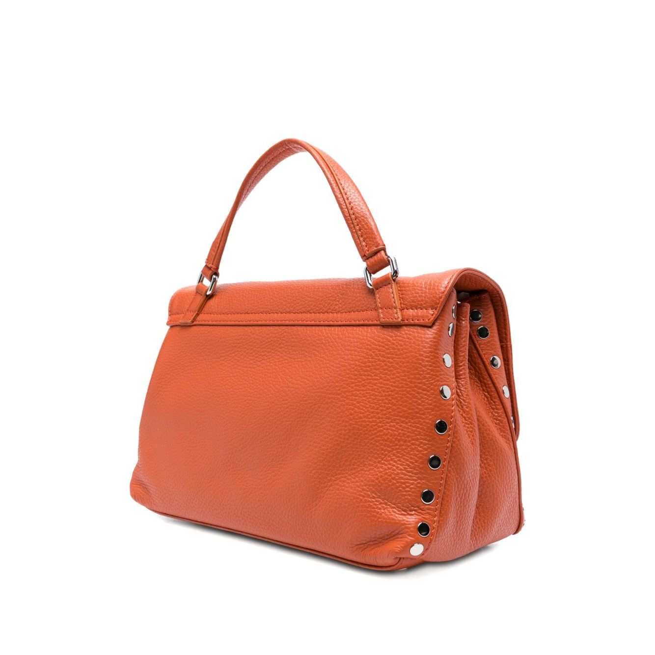 Front view with bag zipped and handles upright.