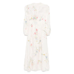 Zimmermann Lucky low-cut lace midi dress Dresses