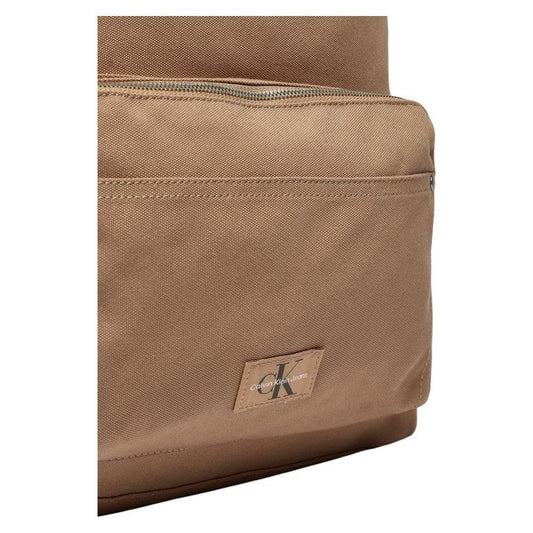 Calvin Klein Beige Recycled Polyester Backpack