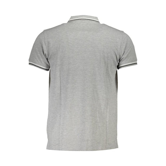 Cavalli Class Brown Cotton Men Polo Shirt