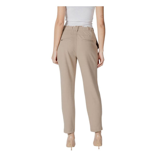 Street One Beige Viscose Jeans & Pant