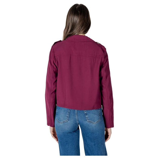 Street One Purple Viscose Jackets & Coat