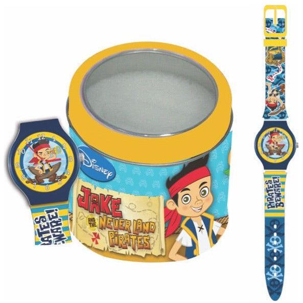 WALT DISNEY KID WATCH Mod. JAKE THE PIRATE - Tin box WATCHES