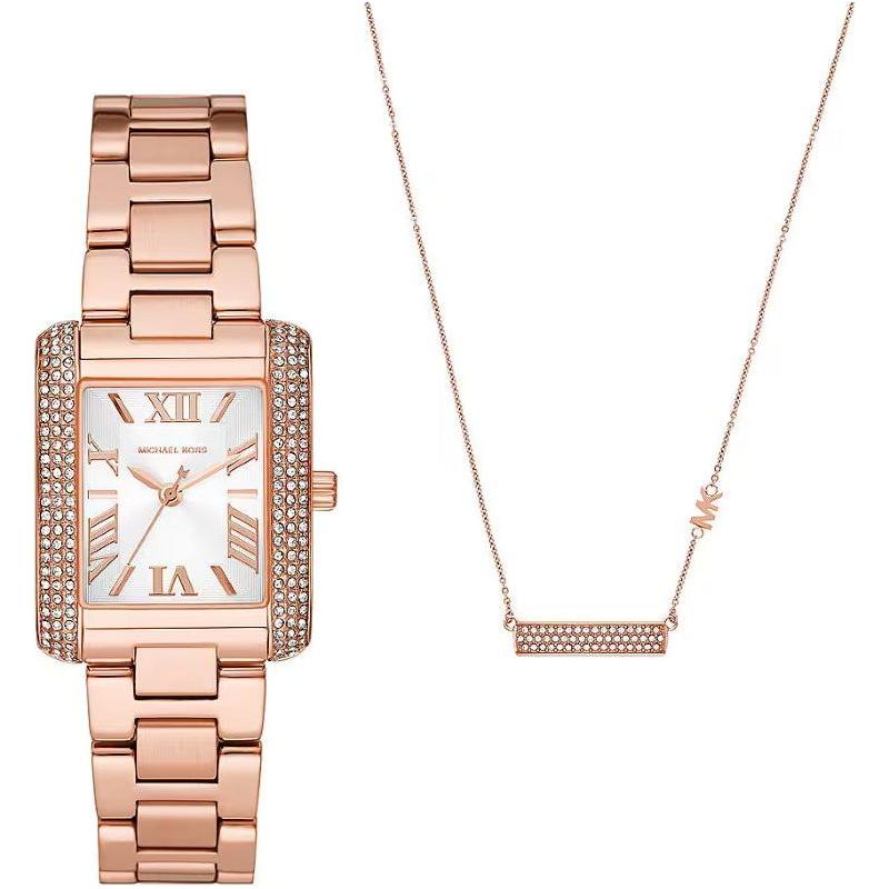 MICHAEL KORS Mod. EMERY Special Pack (watch + necklace) WATCHES